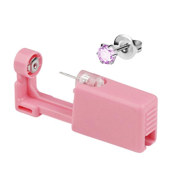 Одноразовый Красивый Пирсер для Ушей из Нержавеющей Стали Безболезненный Прочный Устройство для Прокалывания Ушей Украшения для Пирсинга Тела