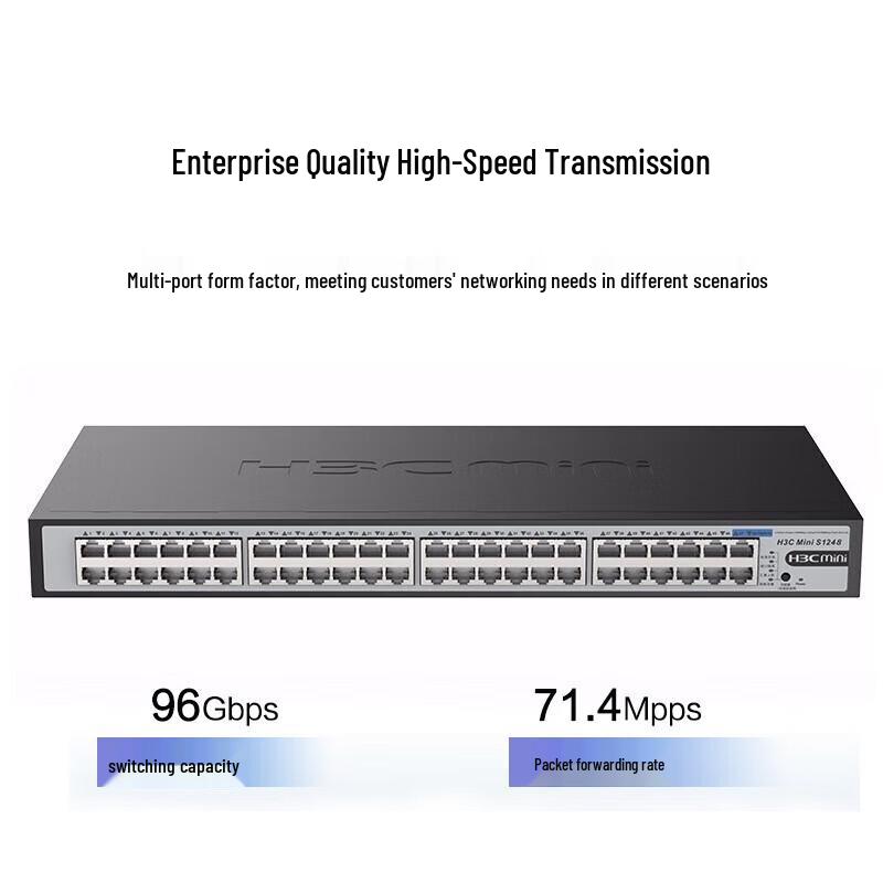 H3C S1248 48-Port Gigabit Unmanaged Ethernet Switch