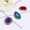 Polished Reiki Stone Slice Stone DIY Quartz Pendant Jewelry Accessories Home Decoration