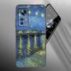 Van Gogh Starry Sky Art Phone Case For Xiaomi Mi 10T 11i 11T Note 10 11 Lite NE F1 POCO F3 M3 X3 GT NFC M4 X4 Pro 5G Black Cover