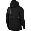 Nike Толстовка с длинными рукавами и капюшоном с рисунком логотипа на шнурке, мужские топы, черные DQ6621-010