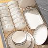 Baizi'en Underglaze Ceramic Dinnerware Set