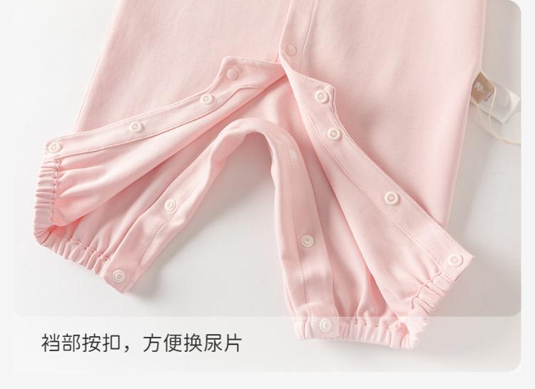 David Bella Women's Knitted Climbing Clothes Spring Clothes New Baby Antibacterial and Mite proof Cotton jumpsuit