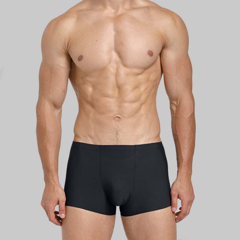 Vogue L-XXXL антибактериальные 3D спандекс популярные 1 шт роскошные боксеры бесшовные ледяной шелк высокое качество горячая распродажа нижнее белье шорты мужские