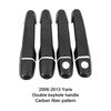 Car Decoration Door Bowl I Handle Cover For Toyota Yaris (Imported) Vios 2002-2013 Cars Accessories Carbon Fiber