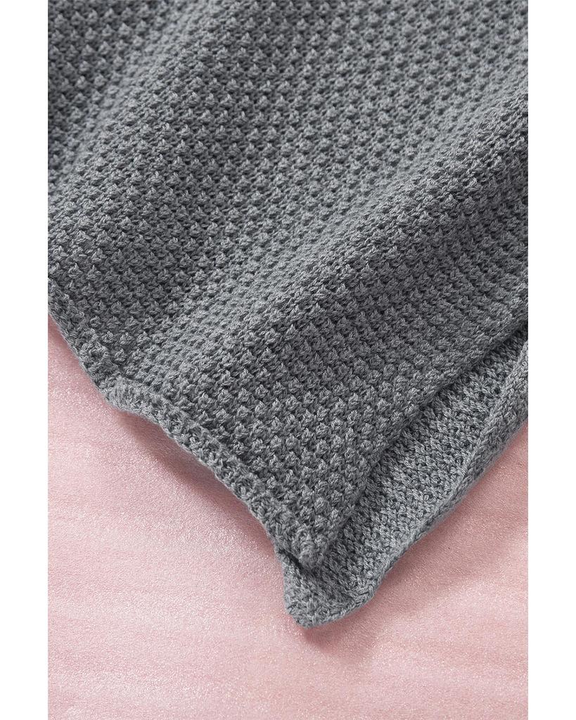 Azura Exchange Henley Drop Shoulder Sweater with Slits