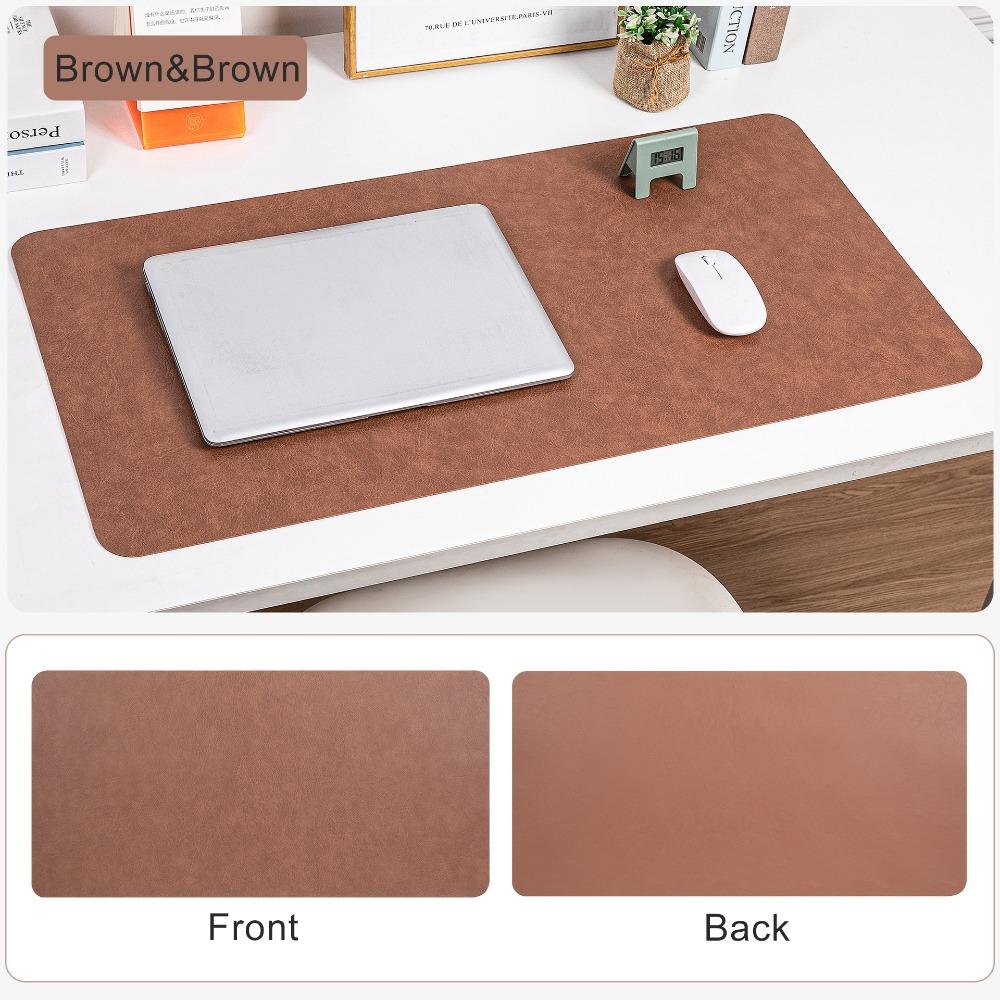 Cowhide Patterned Mouse Pad Non-slip Computer Laptop Mousepad Retro Writing Pad  Home Office