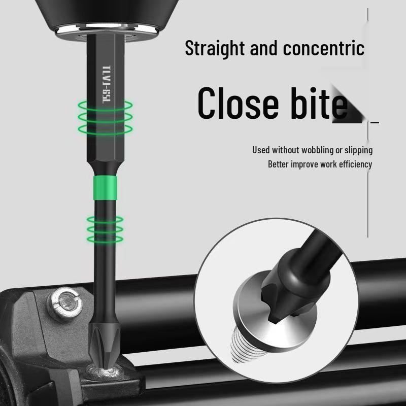 Impact-Resistant Magnetic Phillips Screwdriver Bit Set - High Hardness, Extended Hex Electric Drill Compatibility