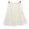 Rene сделано в Японии Цветочная Юбка миди расклешенная 36 белая Женская Б/У