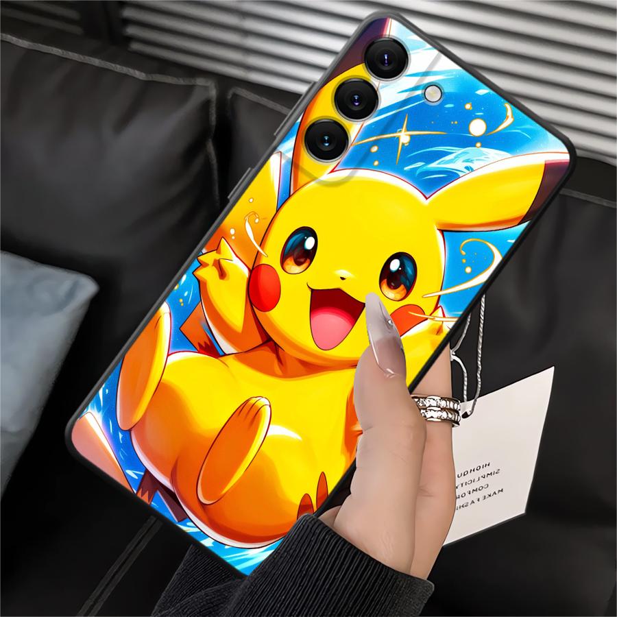 Милый чехол-футляр для телефона Pokemon Pikachu для Samsung Galaxy A05 A15 A70 A04 A06 A13 A20 A50 A17 A16 A40 A12