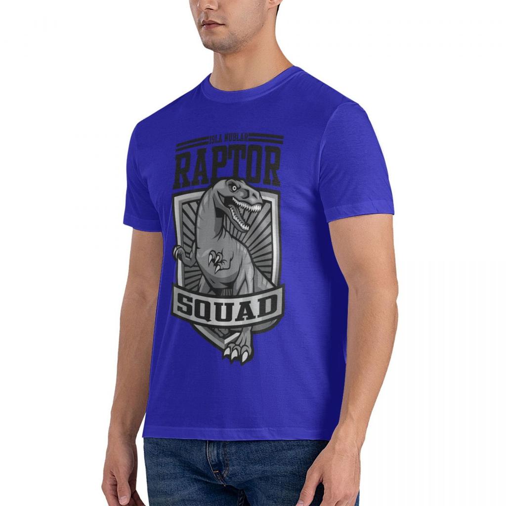 Мужская футболка Jurassics World Raptor Squad с круглым вырезом Футболка свободного покроя Футболки с длинными рукавами Футболка с идеей для подарка