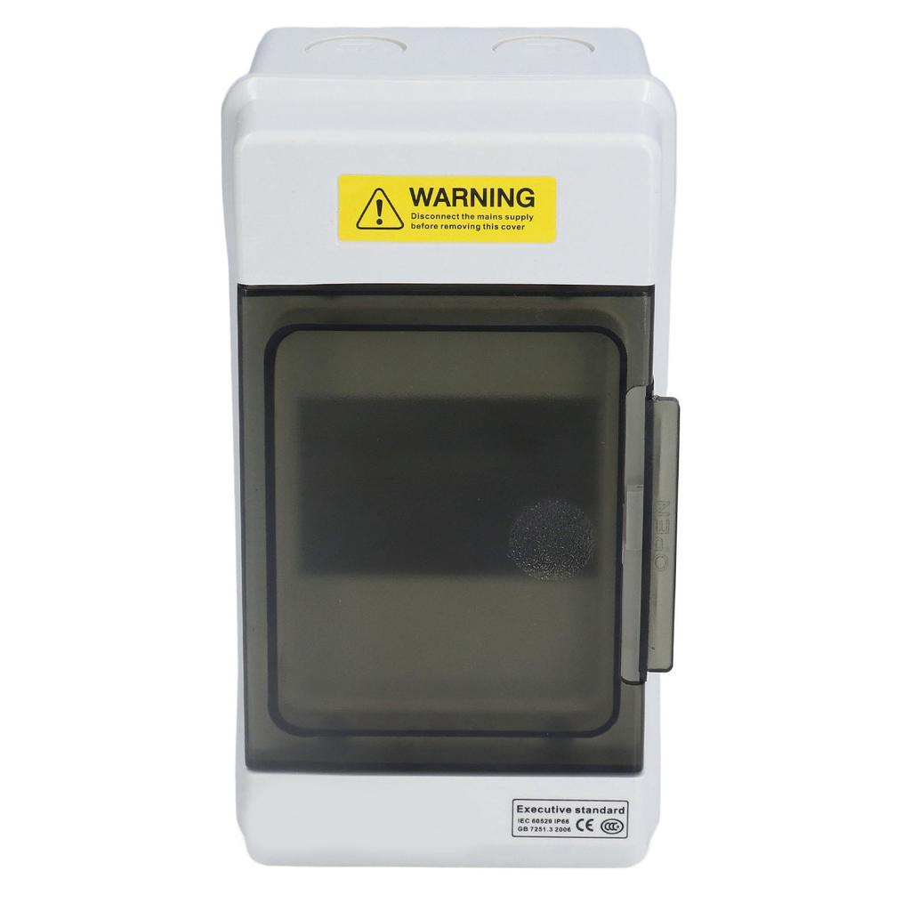 Распределительная коробка Водонепроницаемый 4-ходовой пластиковый распределительный корпус Прозрачная крышка Крепление на DIN-рейку