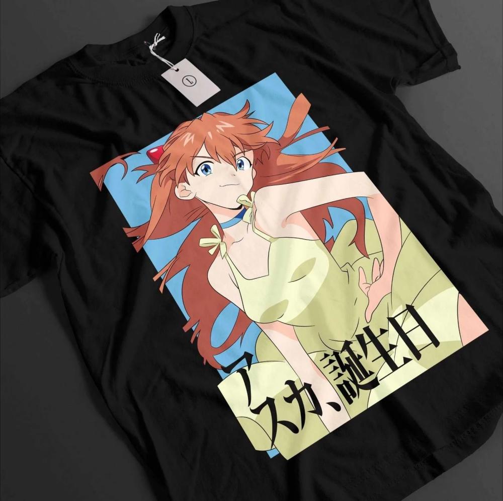 Летняя Новая Футболка Ева Единица 01 Футболка Neon Genesis Evangelion для Мужчин Женщин Японский Аниме Рубашка Унисекс Высококачественный Хлопок Топ с Коротким Рукавом
