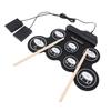 Hand Roll Electronic Drum Portable USB Electronic Drum Pad Foldable Silicone Hand Roll Electronic