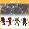 Deadpool And Wolverine Adorable Pvc Figure Superhero Movie Cartoon Decoration