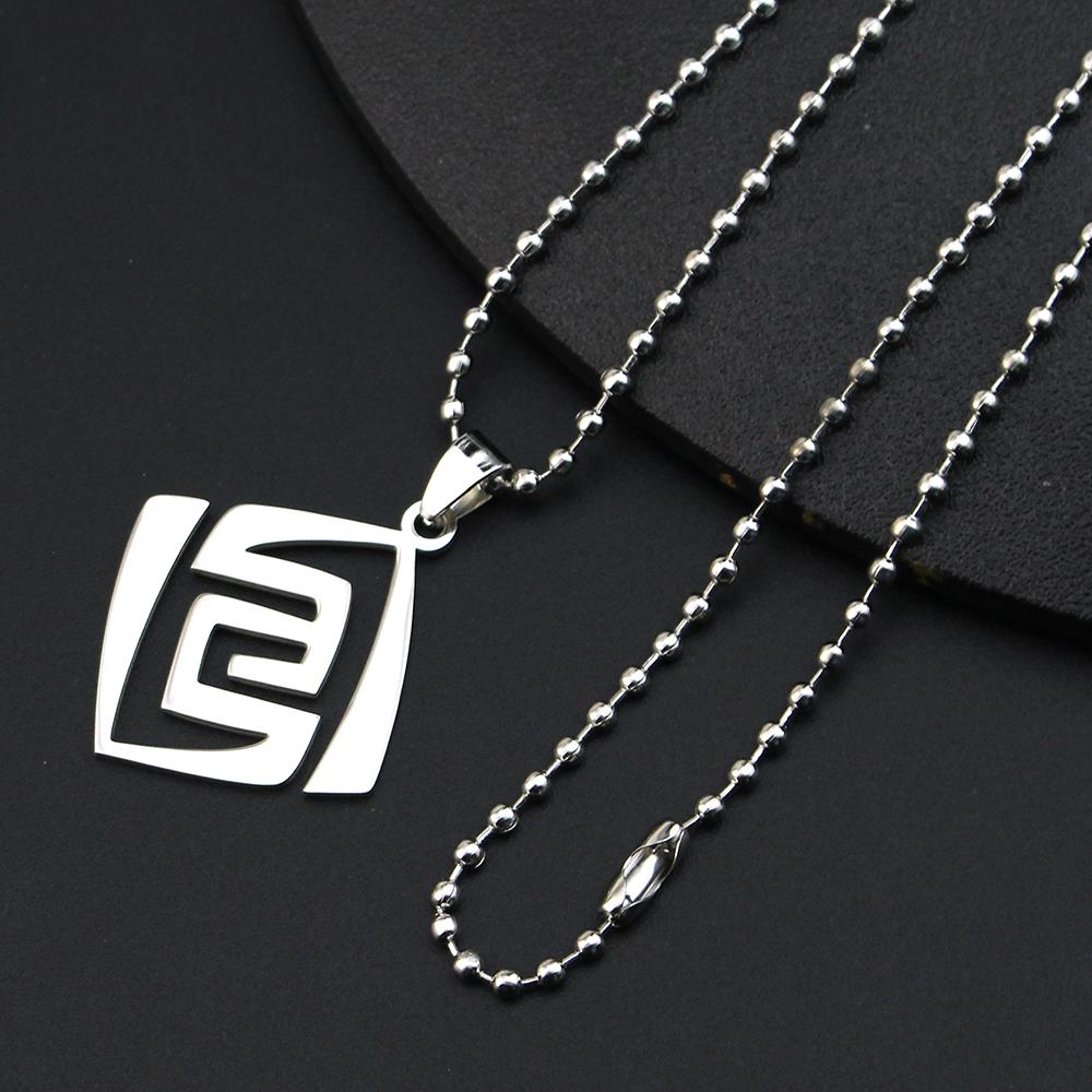 Genshin Impact кулон ожерелье подростковое милое аниме мультфильм призрак ожерелье из нержавеющей стали для мужчин женщин ювелирные аксессуары подарок