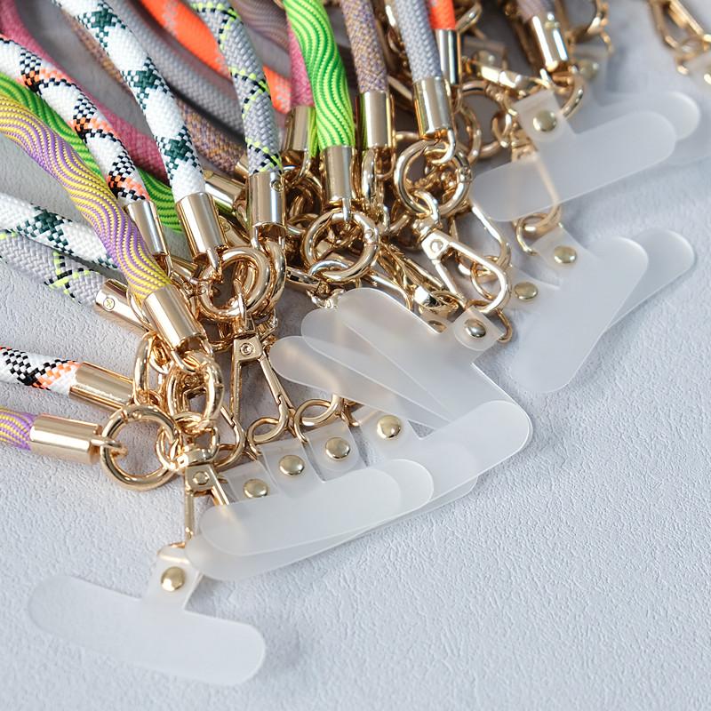 Новый аксессуар для телефона, цепочки для мобильного телефона, универсальный ремешок с защитой от потери, ручка для шеи, запястья, ремешок для телефона, чехол, цепочка-держатель с зажимом