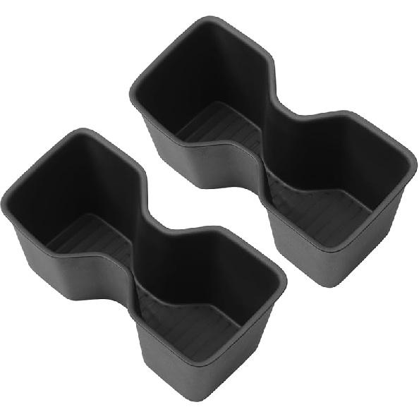 LUCKEASY Wireless Charger Mat For 2024 2025 2026 Hyundai Santa Fe Not For Tucson Car Center Console Auto Interior Anti-Slip Protector Pad Silicone