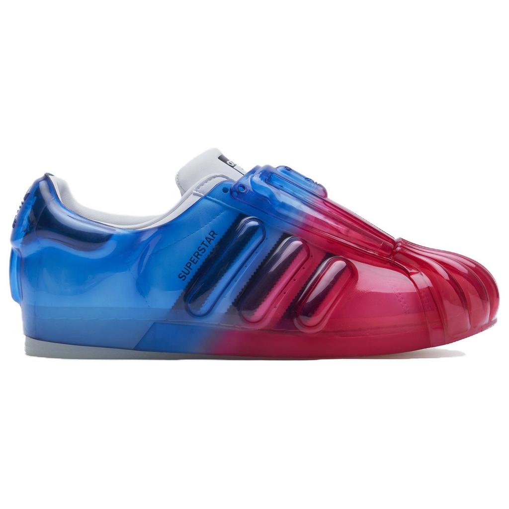 Adidas Originals Superstar Bubble Shell Toe Low Top Sneakers Men Sneakers Red Blue IH8173