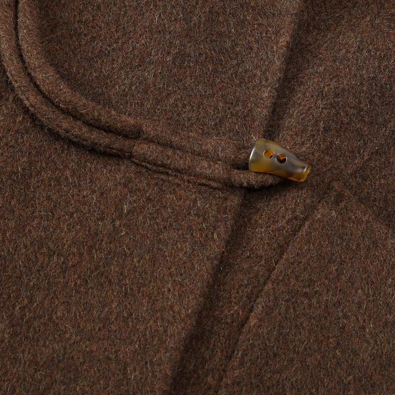 SIBASHE Women's 2025 Winter Loose Fit Double-Faced Wool Coat