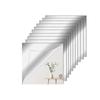 Set of 10 Shatterproof Acrylic Full-Length Mirrors, DIY Wall-Mounted Mirrors, Perfect for Bathrooms (15*15cm)