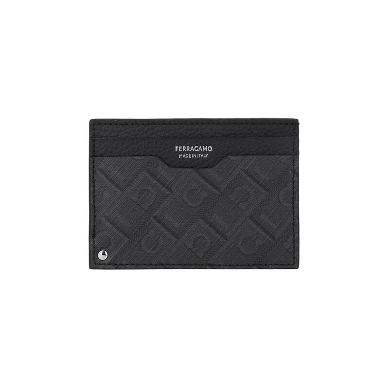Salvatore Ferragamo Men's Card Holder Gancini 66 1585 0780332