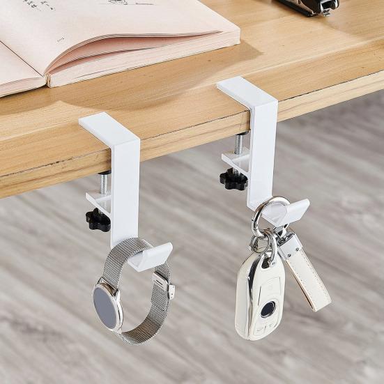 Крючок для наушников, регулируемая конструкция, прочный, устойчивый к коррозии органайзер для наушников, держатель для хранения на столе