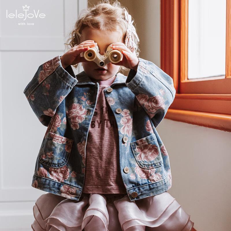LELE JOVE Девочки Коллекция Nordic Hand-Painted Rose