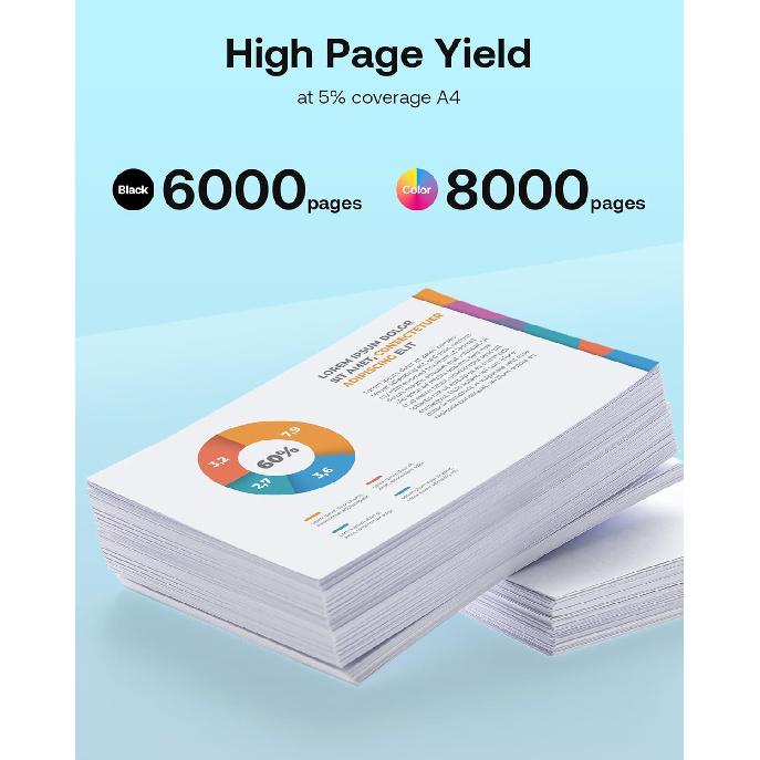 31 32XL Ink Bottle Refill Kit Compatible for HP Smart Tank 5101 7301 7602 7001 6001 Plus 551 651 455 457 450 All-in-One Ink-Tank Printers, 4-Pack