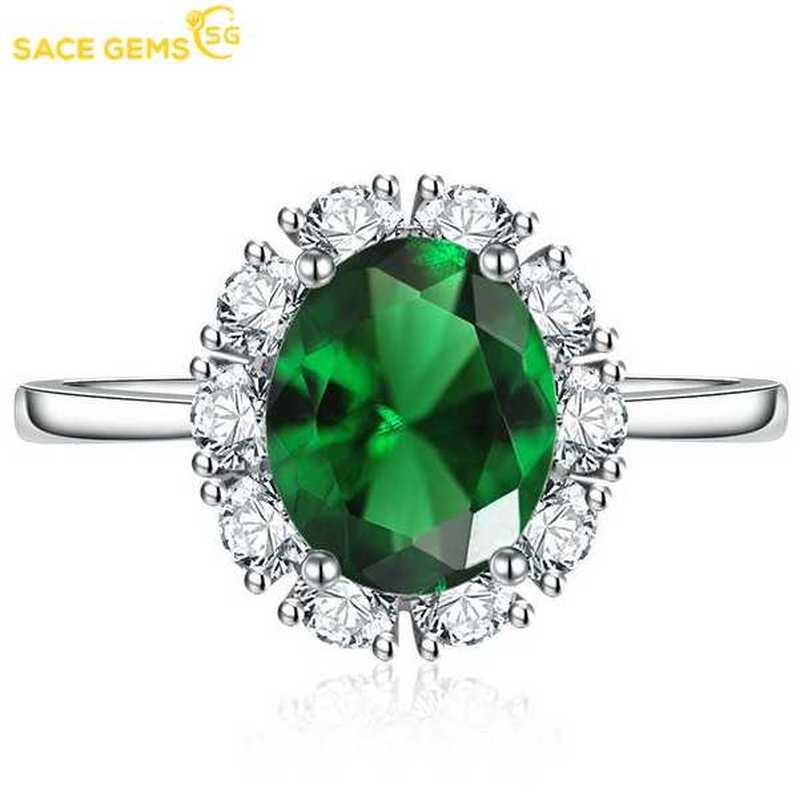 Sace Gems Классическое кольцо из медного сплава с цирконом, женские ювелирные изделия, свадебный подарок для вечеринки