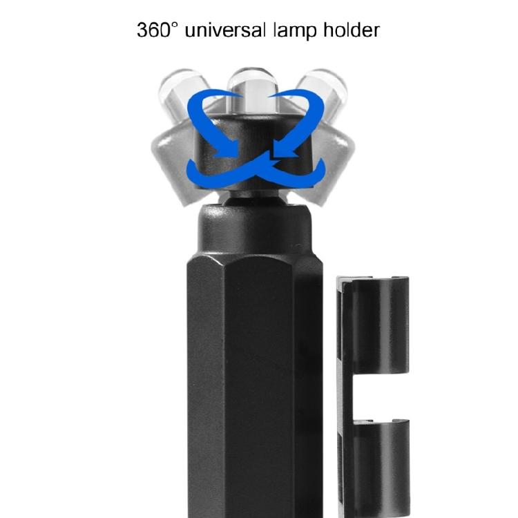 Fishing Rod Light 2 Gear Brightness Adjustable Bridge Raft Light Rechargeable Raft Fishing Light Rod Tip Fishing Light