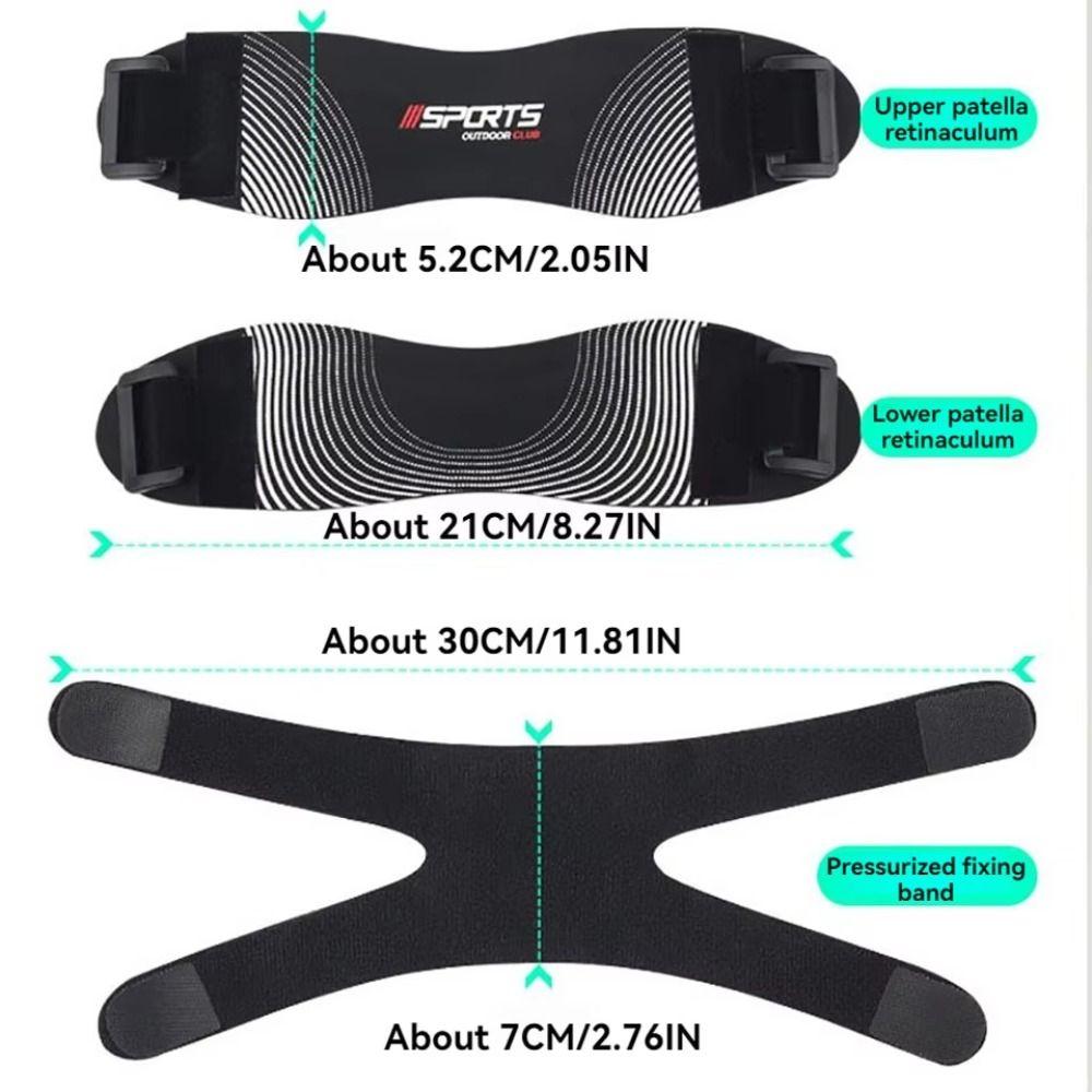 Adjustable Tendon Support Strap Pressurized Knee Wrap Sleeve Patella Knee Brace  Pro Meniscus Tear