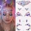 Face Jewels Face Body Colored Rhinestone Face Tattoo Stickers Nail Art Charms Temporary Tattoo