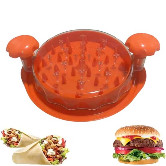 Мясорубка с противоскользящим основанием и эргономичной ручкой. Измельчитель пищевого мяса. Эффективный инструмент для измельчения без содержания бисфенола А.