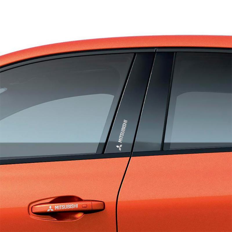 Metal emblem Auto Decor Decals Car Window Wiper Stickers For Mitsubishi ASX LANCER OUTLANDER PAJERO Ralliart Car Styling