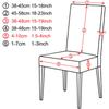 Эластичный чехол на стул с принтом, большие эластичные чехлы на сиденья, чехлы для офисных стульев, чехлы для ресторанов, банкетов и отелей, украшение дома