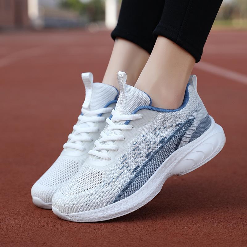 Spring breathable women's foot strength elderly shoes women's soft-soled mother shoes middle-aged and elderly walking shoes running sports shoes women