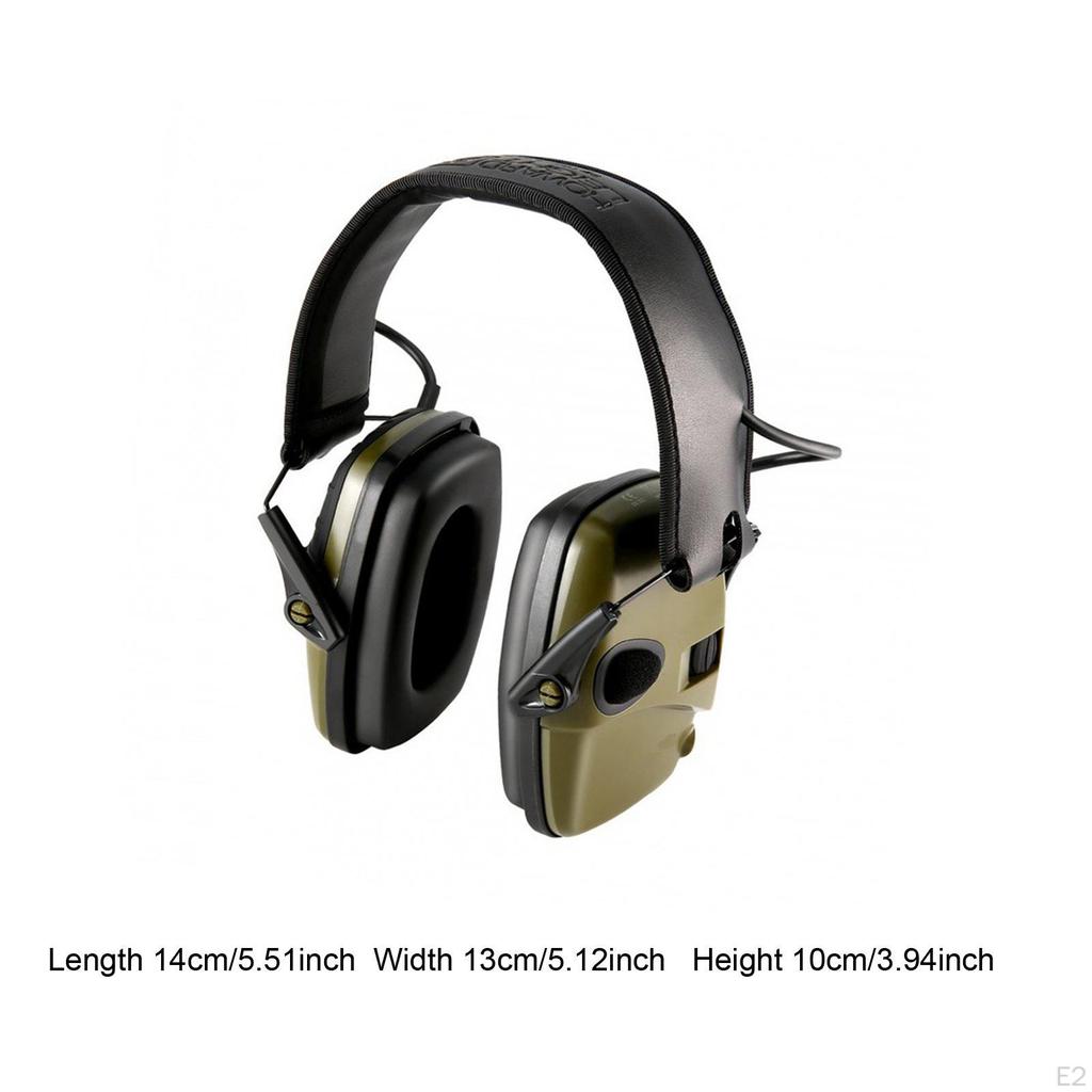 Электронная защита ушей Регулируемая гарнитура для игр Строительство Охота