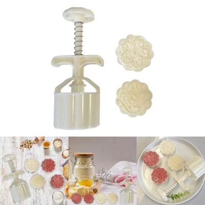 Прочный ручной пресс для десертов DIY-инструмент Нежные узорчатые формы для изготовления лунных пряников Ручной пресс для лунных пряников Embosser