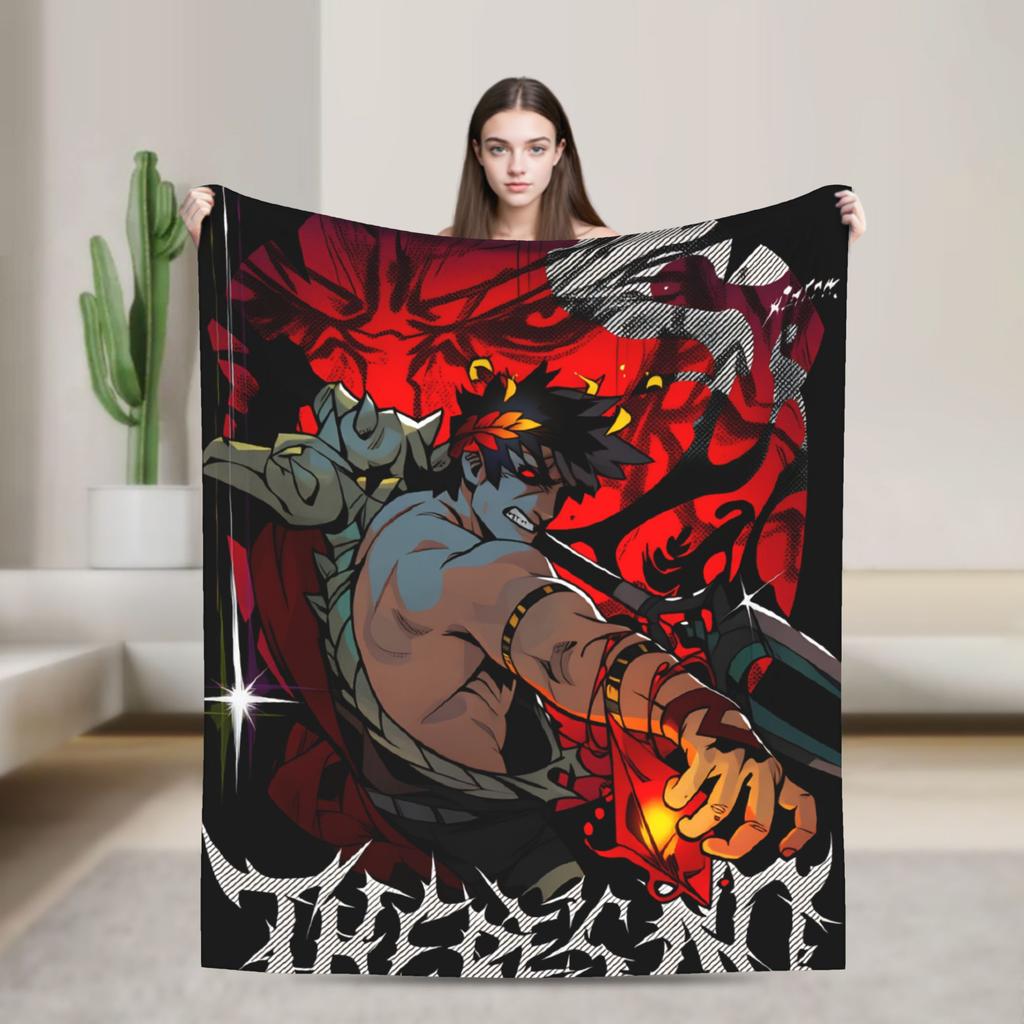 Hades Zagreus Soft Warm Blanket  Travel Office Plush Throw Blanket Funny Living Room Flannel Bedspread Sofa Bed Cover