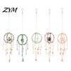 Stylish Home Accents Crystal Suncatcher Hanging, Ball Prism Rainbow Maker Pendant Outdoor Courtyard Decoration for Garden Patio Backyard Car