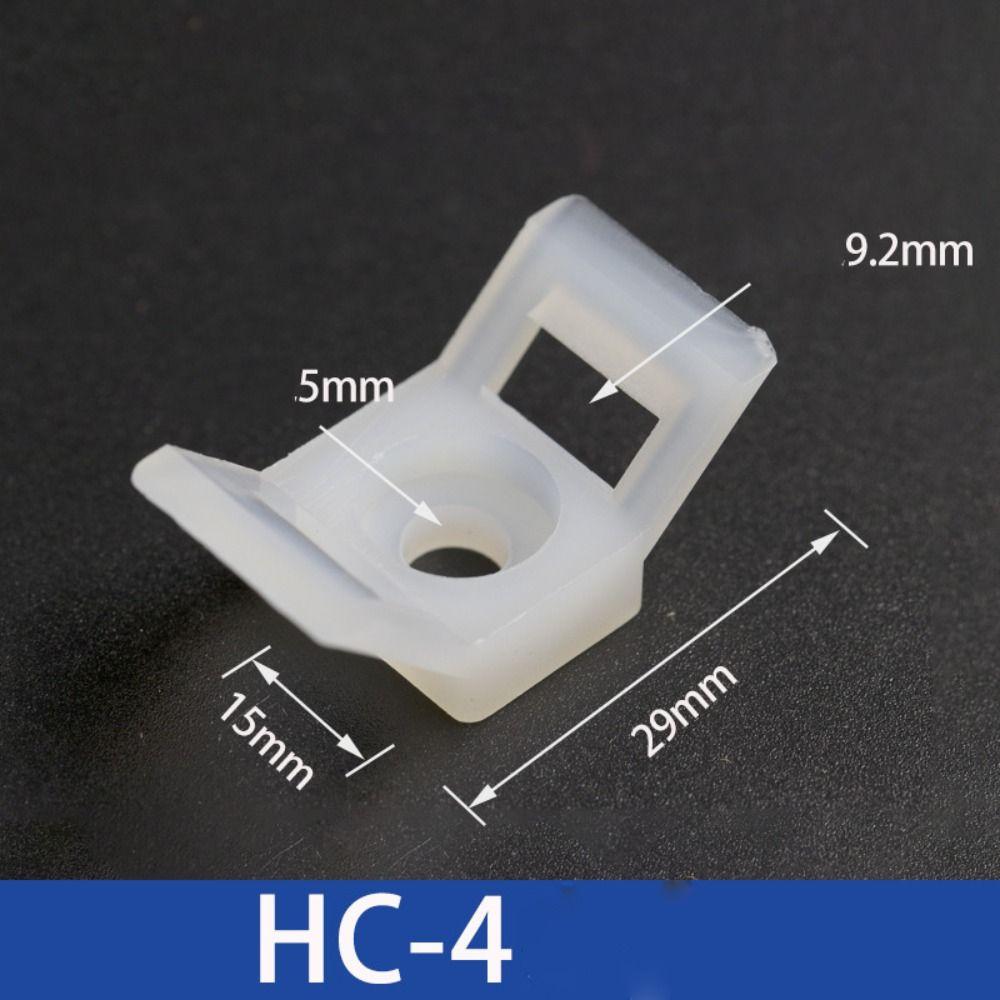 Stent Wire Buddle Plastic Cable Clamp Cable Tie Mounts Holder Fixed Buckle Seat Cable Tie Bracket