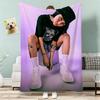 Nicki Nicole Singer Alma Throw Lightweight g Flannel Blanket Soft Skinfriendly for Summer Cooling