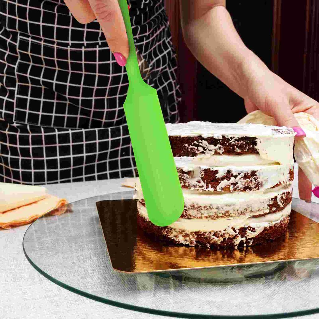Силиконовый скребок Лопатка для торта Крем Лопатки Тонкая банка Маленькая кухонная утварь Венчик для хлеба