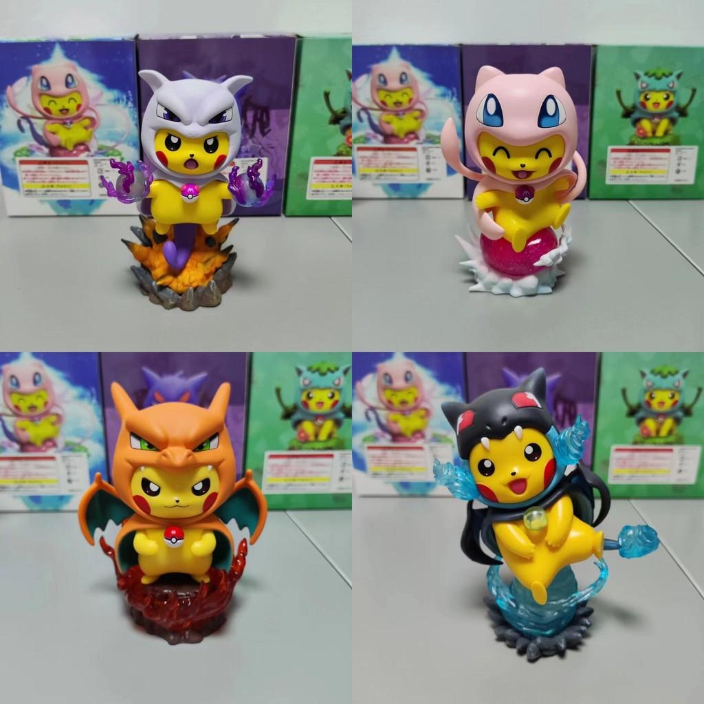 13см Аниме Фигурка Пикачу Экшн ПВХ Модель Мультяшное Украшение Детский Подарок