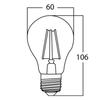 A60 Dimmable LED Filament Bulb E27 7W 3000K Braytron