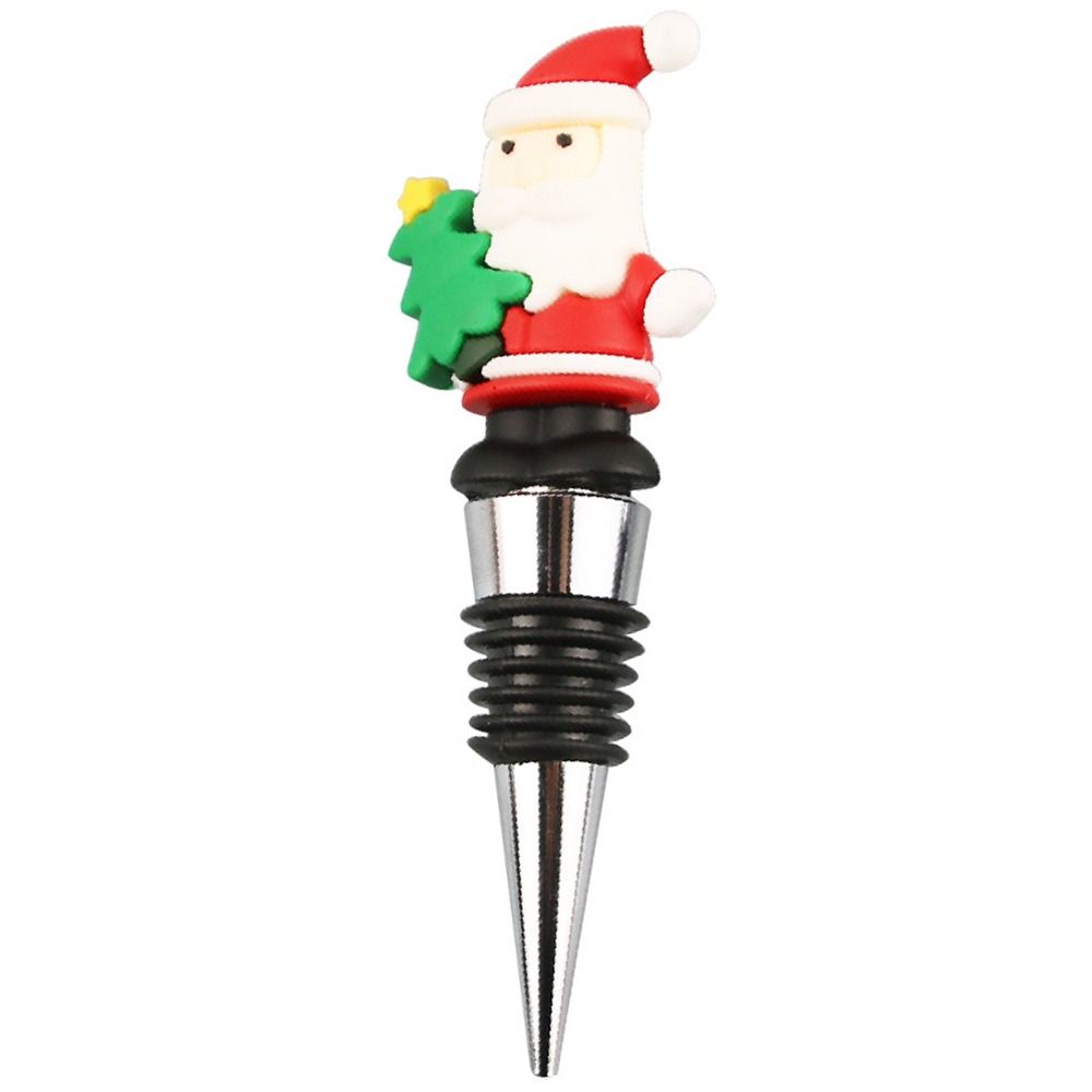 Reusable Metal Wine Corks Twist Cap Christmas Bottle Sealing Plug Durable Wine Sealers Kitchen