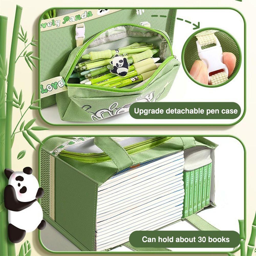 Large-capacity Students Tutorial Bag Six-Layer Stationery Storage Bag File Bag  School Office