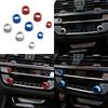 3Pcs Car Volume Air Conditioning Knobs Audio Control Button Knob Ring Cover Trim for BMW X3 G01 X4 G02 5 Series G30 6gt GT6