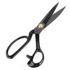 9IN Carbon Steel Leather Sewing TPR Handle Clothes Scissors Assembly
